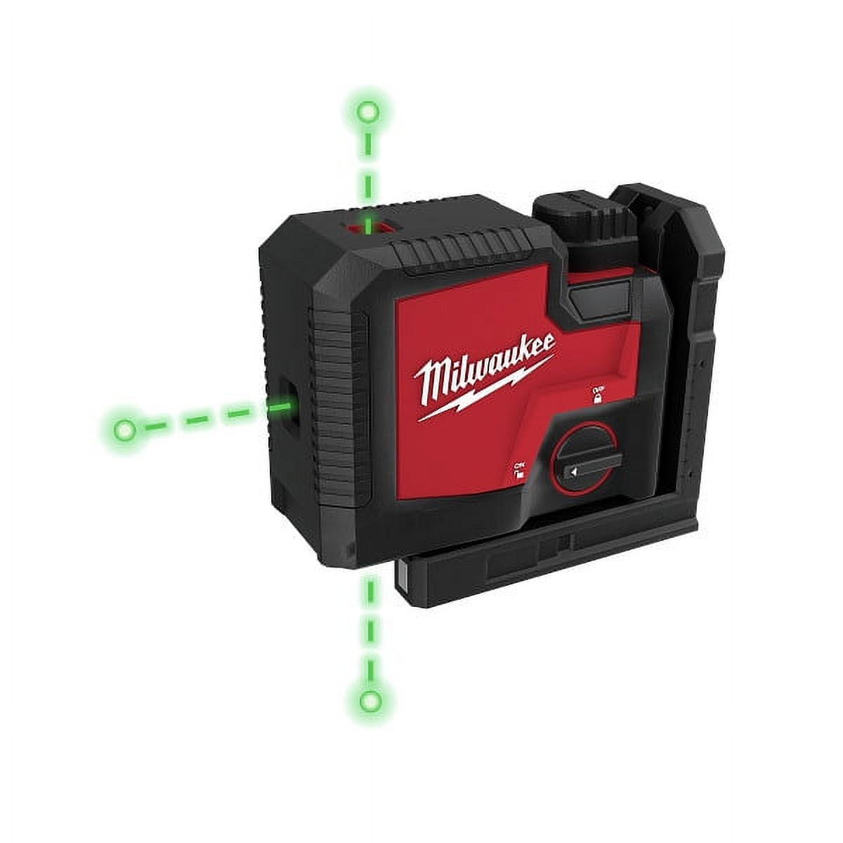 Milwaukee Electric Tool 3510-21 Green Beam Laser 3 Point USB Rechargeable